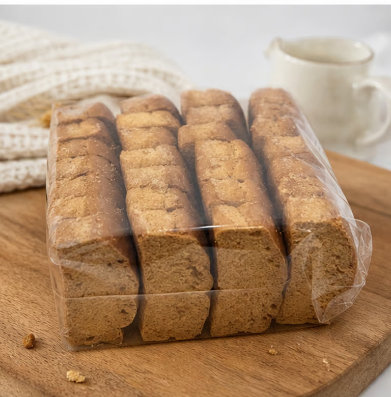 Fresh Rusk Packet - Crispy Tea Time Toast Biscuits