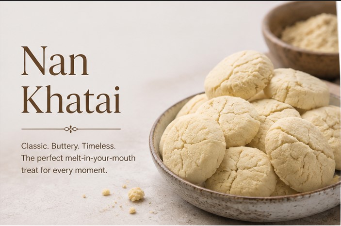 Nan Khatai - Traditional Indian Shortbread Cookies