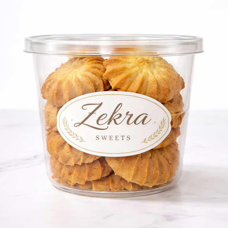 Plain Butter Cookies - Classic Crispy Butter Biscuits